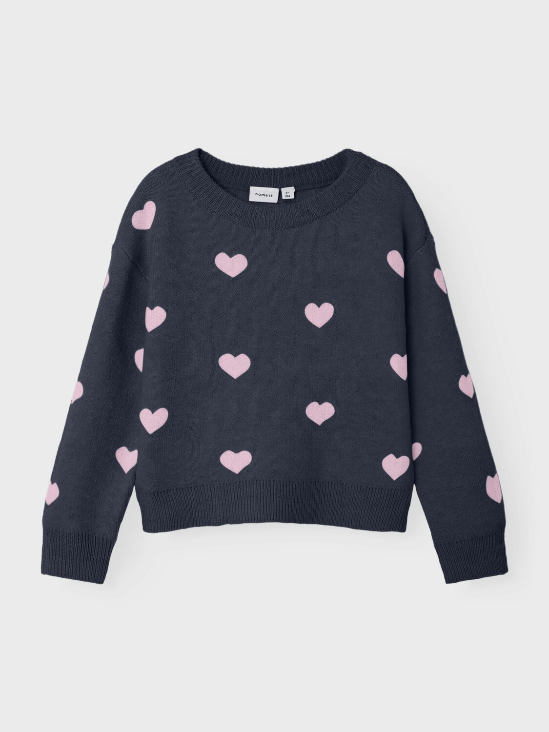 NAME-IT_Autumnwinter_4599263_13235240_2 Name it Παιδικό Πουλόβερ για Κορίτσι Μπλε 13235240-Dark-Sapphire - Image 1