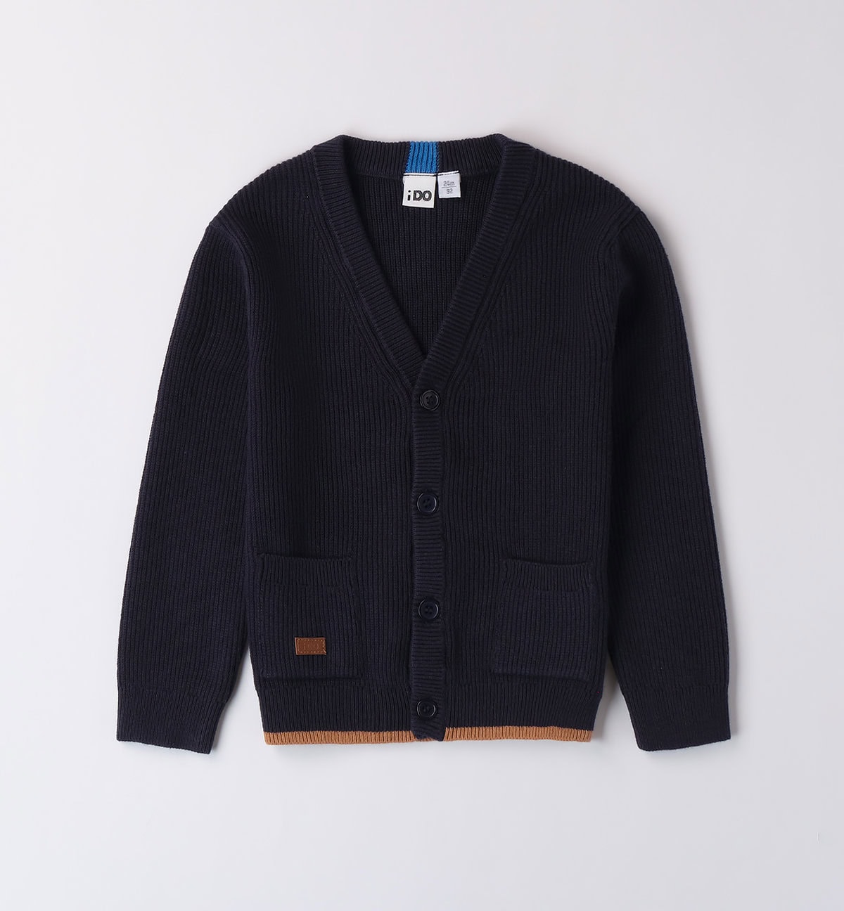 4a413-00-3885~Folded~e-commerce iDo Παιδική Ζακέτα για Αγόρι Μπλε 4A413-3885 - Image 1