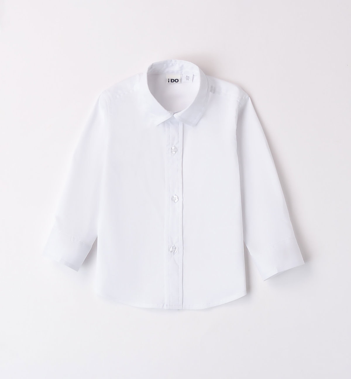 4a427-00-0113~Folded~e-commerce iDo Παιδικό Πουκάμισο για Αγόρι Λευκό 4A427-0113 - Image 1