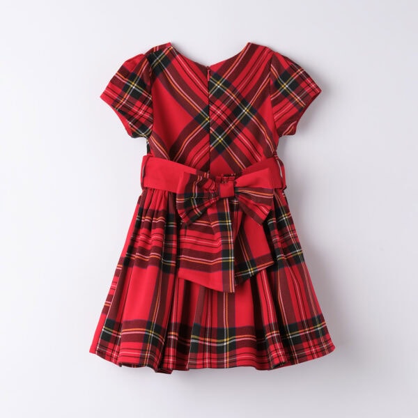 iDo Παιδικό Φόρεμα για Κορίτσι Κόκκινο Καρό 4A578-2253