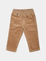 BOSS Παιδικό Παντελόνι για Αγόρι Καφέ Κοτλέ J51268-269