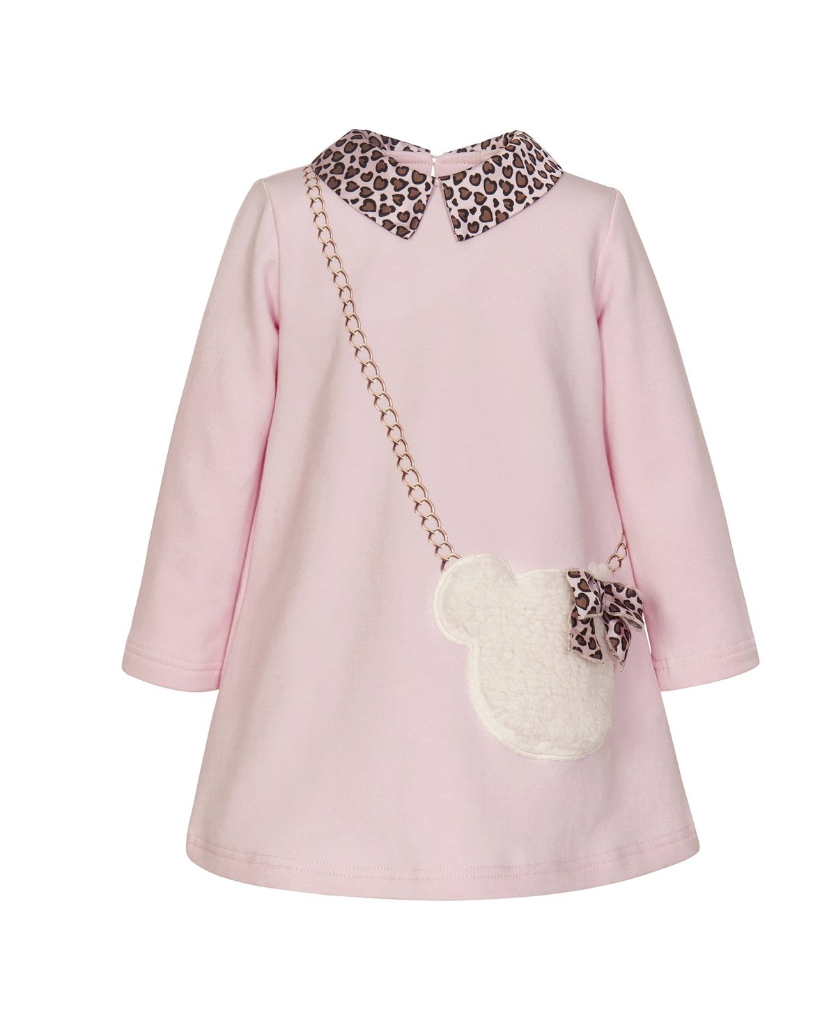 274-1-scaled Balloon Chic Παιδικό Φόρεμα για Κορίτσι Ροζ 242F0274 - Image 1