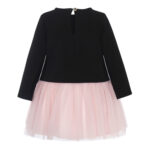 Balloon Chic Παιδικό Φόρεμα για Κορίτσι Μαύρο-Ροζ 242F0276 - Image 2