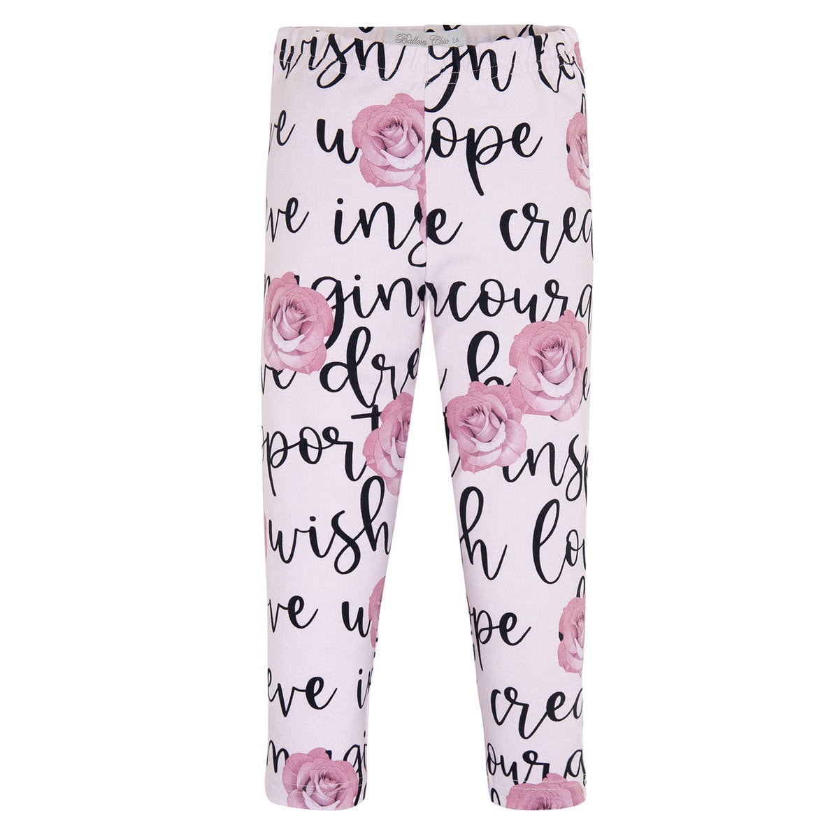 3017 Balloon Chic Παιδικό Κολάν για Κορίτσι Ροζ Σταμπωτό 242F0360 - Image 1