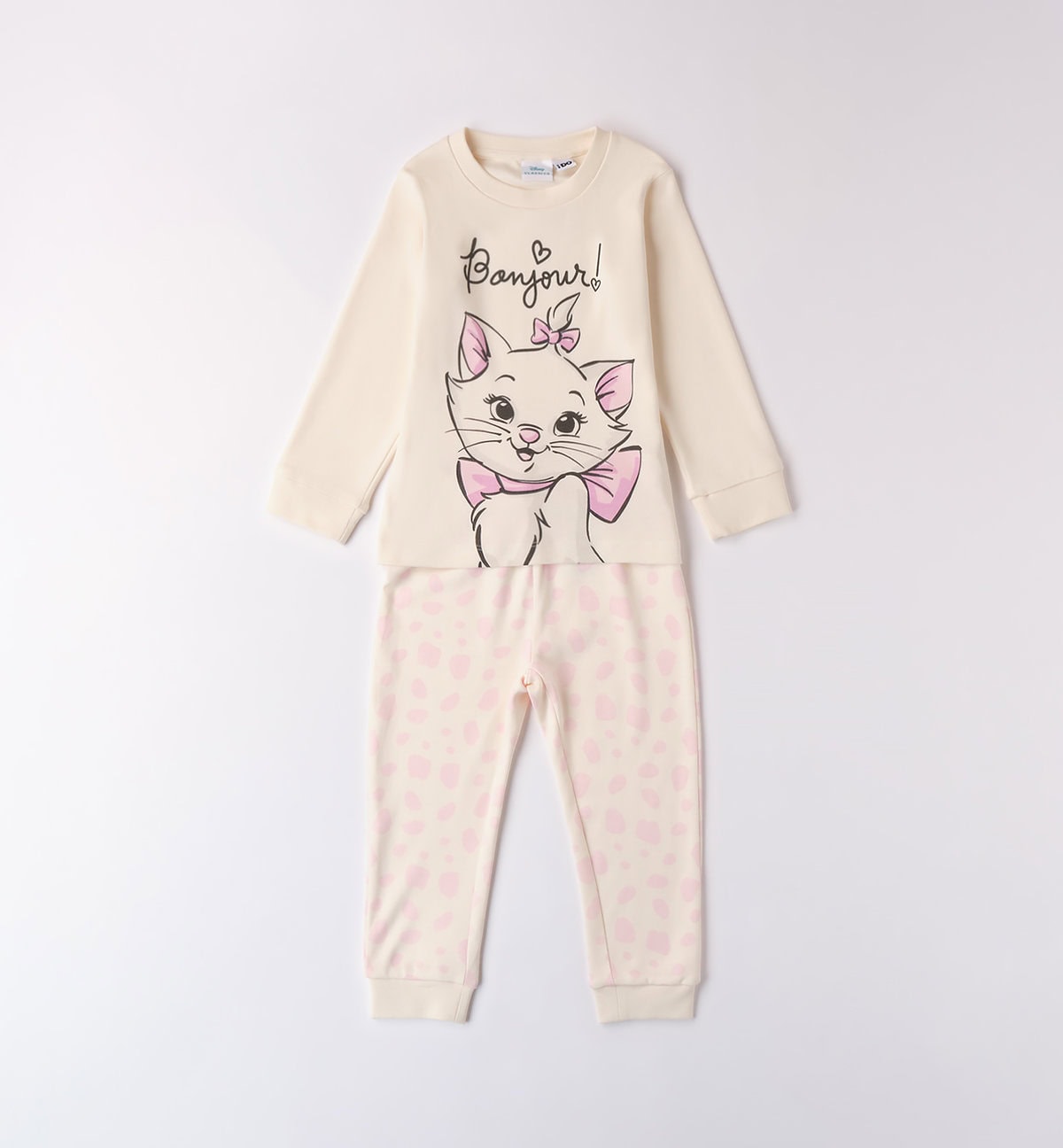 4a360-00-0111~Folded~e-commerce iDo Παιδικό Σετ Πυζάμα για Κορίτσι Εκρού 4A360-0111 - Image 1
