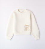 iDo Παιδικό Φούτερ για Κορίτσι Εκρού 4A911-0112