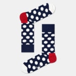 Happy Socks Κάλτσα Ενηλίκων Big Dot Sock Unisex Μαύρη BDO01-6650