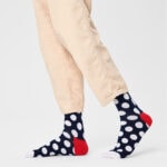 Happy Socks Κάλτσα Ενηλίκων Big Dot Sock Unisex Μαύρη BDO01-6650 - Image 3