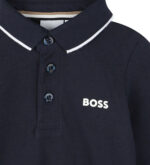 BOSS Παιδικό Μπλουζάκι Μακρυμάνικο Πικέ για Αγόρι Μπλε J51280-849 - Image 2