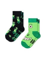 Happy Socks Παιδική Κάλτσα για Αγόρι Kids 2-Pack Dino Socks Πολύχρωμες P000808