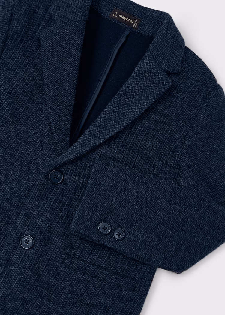 sakaki-ampigie-agori-nautiko-mple-XL-5 Mayoral Παιδικό Σακάκι για Αγόρι Μπλε 14-04460-047 - Image 2
