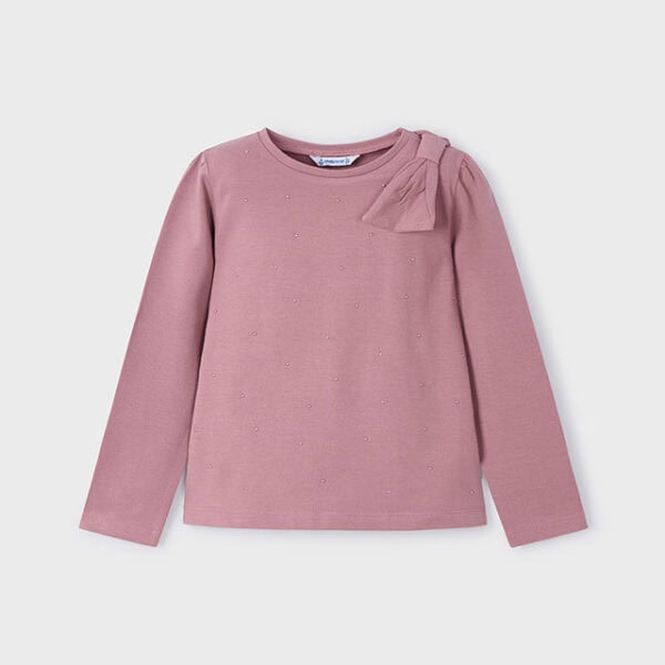 Mayoral Παιδική Μπλούζα Μακρυμάνικη για Κορίτσι Ροζ 14-04064-031