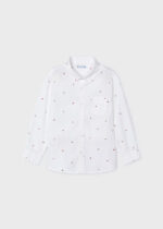 Mayoral Παιδικό Πουκάμισο για Αγόρι Άσπρο 14-04110-052