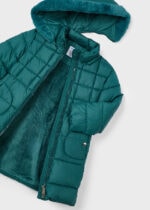 Mayoral Παιδικό Μπουφάν για Κορίτσι Πράσινο 14-04490-069 - Image 3
