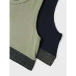 Name It Παιδικά Μπουστάκια για Κορίτσι Μαύρα-Χακί 13208835-Seagrass – Bild 2