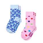 Happy Socks Παιδική Κάλτσα για Κορίτσι Kids 2-Pack Teddy Bear Socks Πολύχρωμες P001472