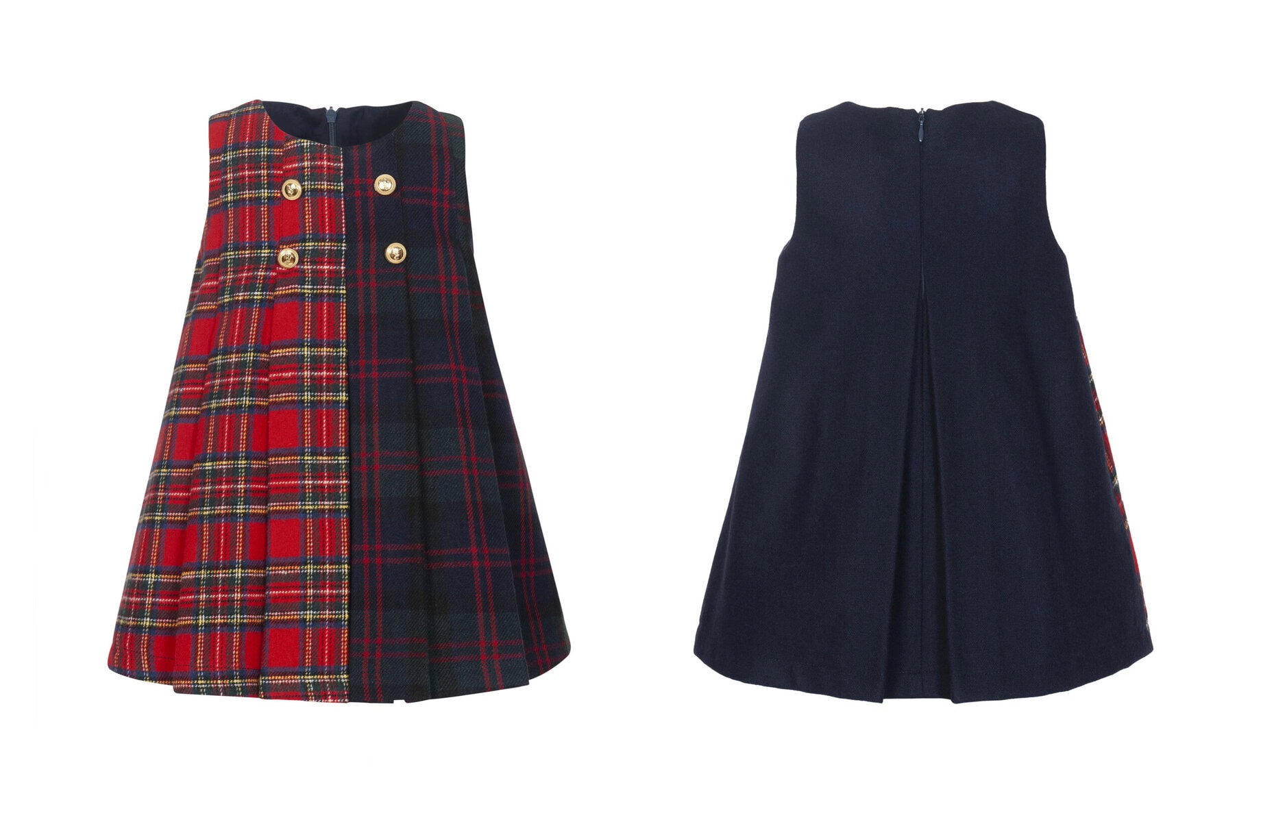 216 Balloon Chic Παιδικό Φόρεμα για Κορίτσι Καρό 242F0216 - Image 1