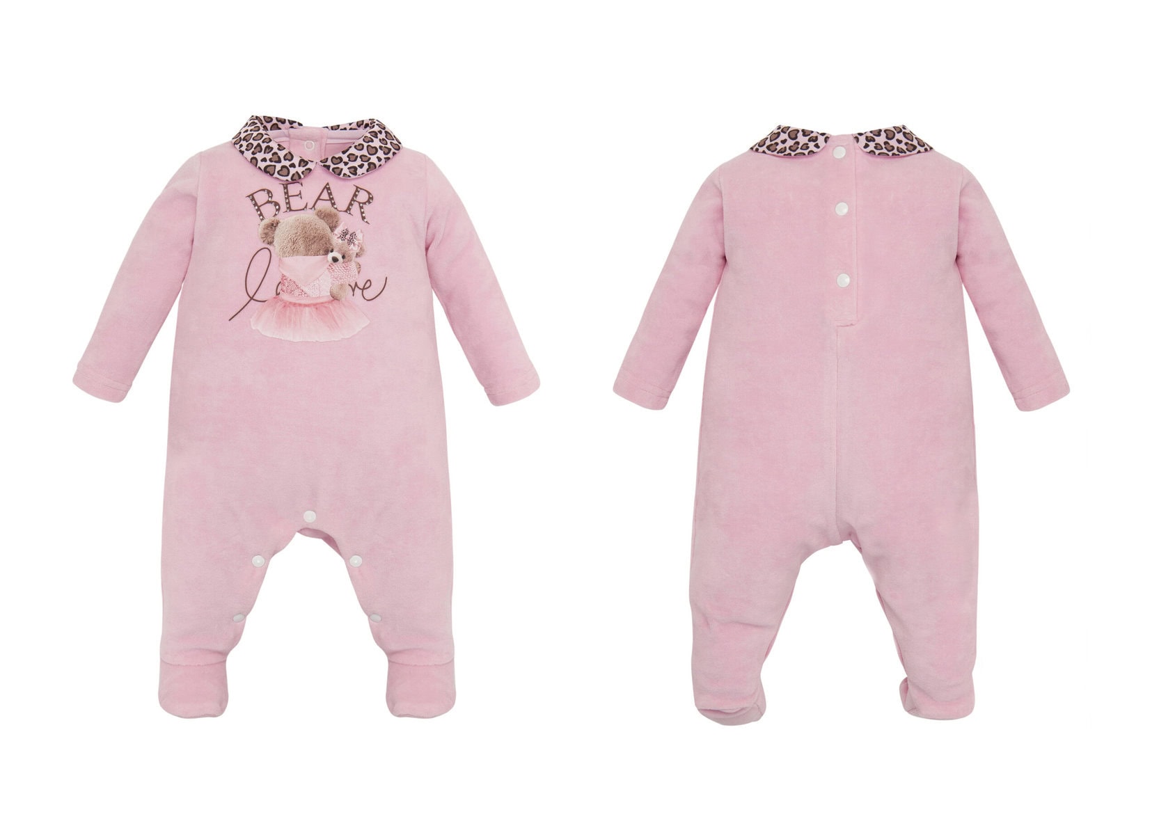 902(1) Balloon Chic Παιδικά Φορμάκια για Κορίτσι Ροζ 242F0902 - Image 1