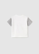 Mayoral Βρεφική Μπλούζα για Αγόρι Λευκό 25-01037-017 - Image 2