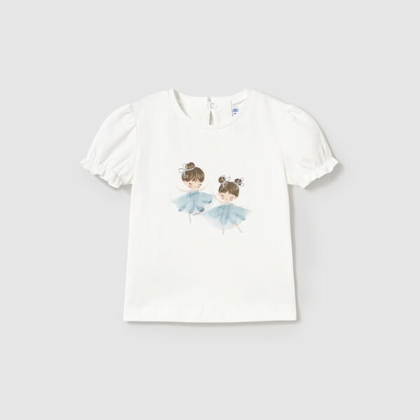 Mayoral Παιδική Μπλούζα για Κορίτσι Μπεζ 25-01041-046