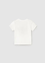 Mayoral Παιδική Μπλούζα για Αγόρι Κρεμ 25-01055-019 - Image 3