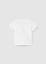 Mayoral Παιδική Μπλούζα για Αγόρι Λευκό 25-01066-056 – Bild 3