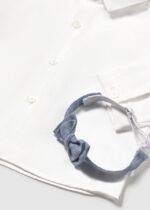 Mayoral Βρεφικό Πουκάμισο Κοντομάνικο για Αγόρι Λευκό 25-01102-026 - Image 3