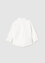 Mayoral Βρεφικό Πουκάμισο Μακρυμάνικο για Αγόρι Μπεζ 25-01102-027 - Image 2