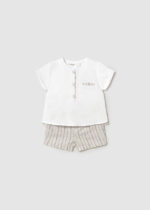 Mayoral Βρεφικό Σετ για Αγόρι Μπεζ 25-01211-058