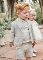 Mayoral Παιδική Βερμούδα για Αγόρι Μπεζ 25-01240-093