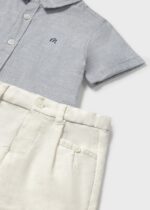 Mayoral Παιδικό Σετ για Αγόρι Κρεμ 25-01251-031 - Image 3