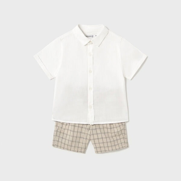 Mayoral Παιδικό Σετ για Αγόρι Μπεζ 25-01251-032