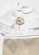 Mayoral Βρεφικό Σετ για Κορίτσι Μπεζ 25-01586-090 - Image 3