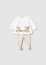 Mayoral Βρεφικό Σετ για Κορίτσι Μπεζ 25-01588-010