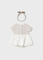 Mayoral Βρεφικό Κορμάκι για Κορίτσι Λευκό 25-01658-016 - Image 3