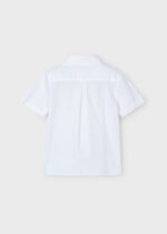 Mayoral Παιδικό Πουκάμισο Κοντομάνικο για Αγόρι Λευκό 25-03112-078 – Bild 3