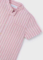 Mayoral Παιδικό Πουκάμισο Κοντομάνικο για Αγόρι Ροζ 25-03113-020 - Image 2