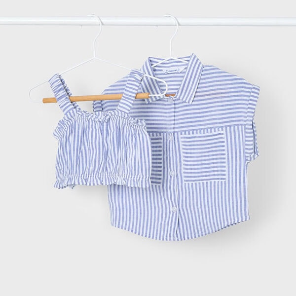 Mayoral Παιδικό Σετ για Κορίτσι Μπλε 25-03185-031