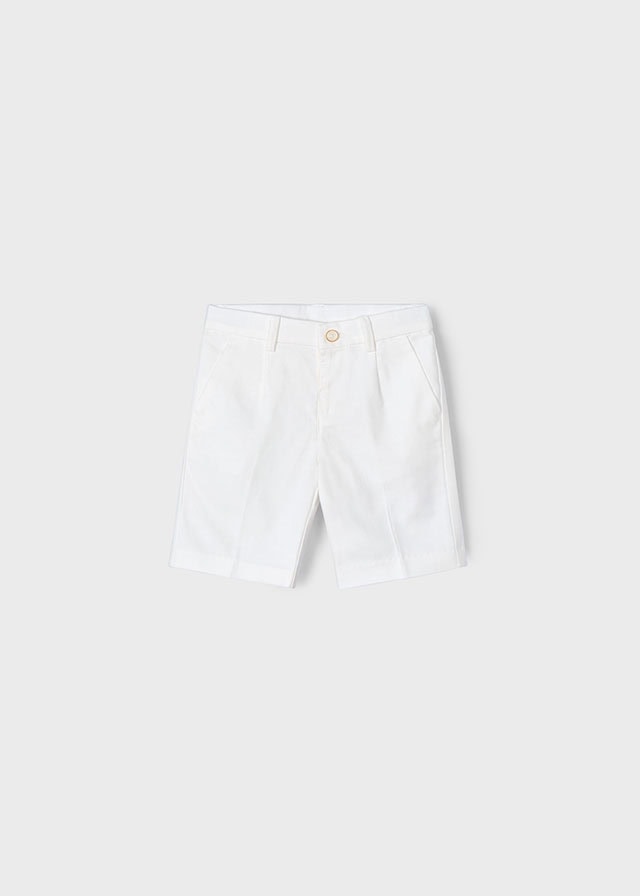 25-03217-055-L-4 Mayoral Παιδική Βερμούδα για Αγόρι Κρεμ 25-03217-055 - Image 1