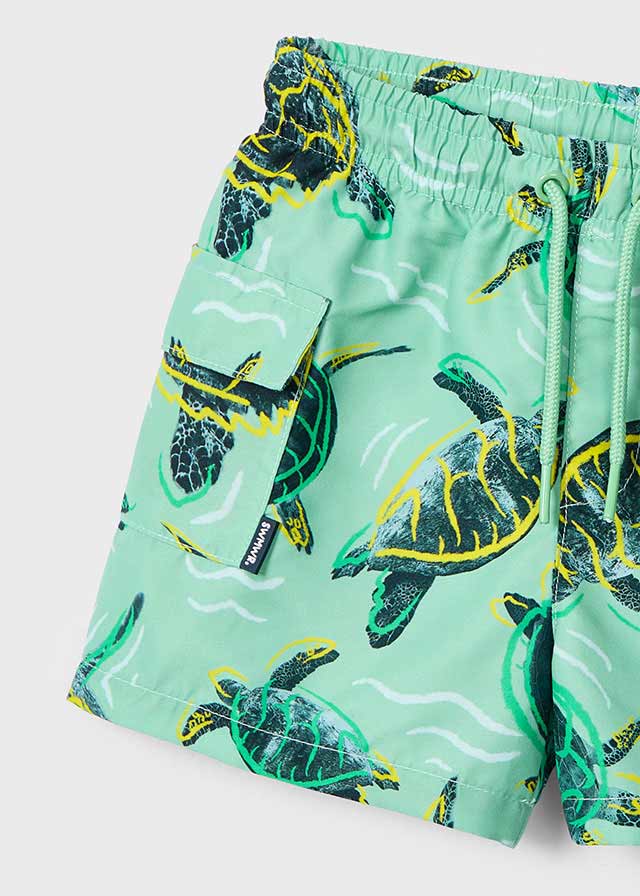 25-03613-081-L-6 Mayoral Παιδικό Μαγιό για Αγόρι Πράσινο 25-03613-081 - Image 3