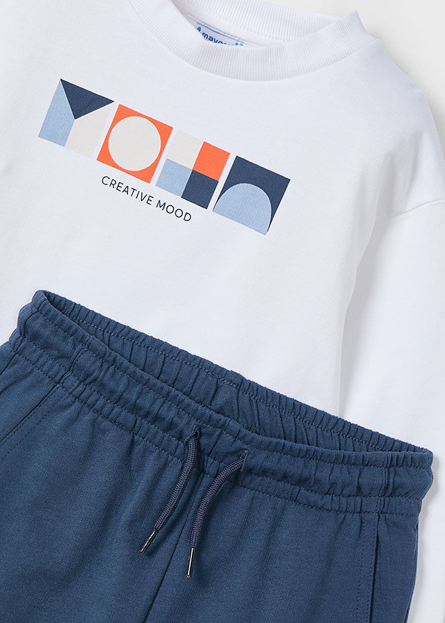 25-03879-037-L-6 Mayoral Παιδικό Σετ για Αγόρι Μπλε 25-03879-037 - Image 2