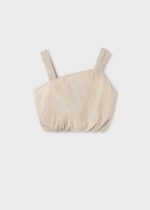 Mayoral Παιδική Μπλούζα για Κορίτσι Μπεζ 25-06043-015