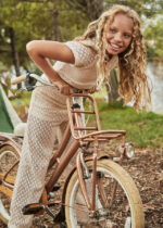 Mayoral Παιδικό Παντελόνι για Κορίτσι Μπεζ 25-06535-084