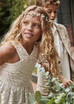 Mayoral Παιδικό Φόρεμα για Κορίτσι Μπεζ 25-06976-053