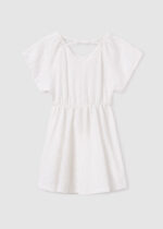 Mayoral Παιδικό Φόρεμα για Κορίτσι Λευκό 25-06987-032 - Image 3