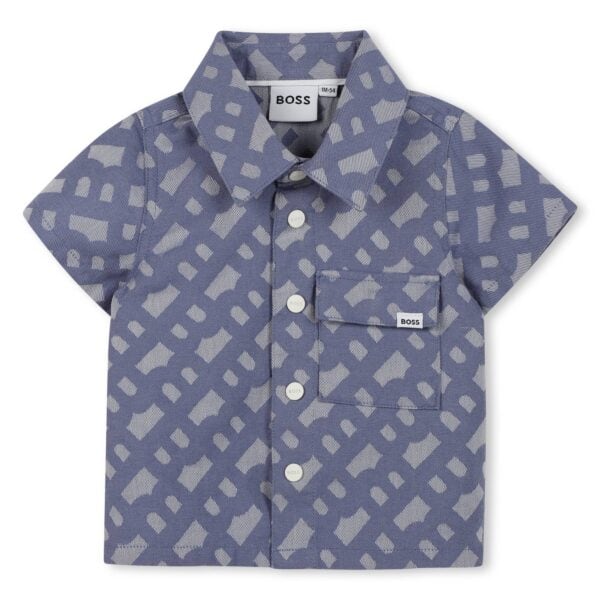 BOSS Παιδικό Σετ για Αγόρι Μπλε J52217-81H