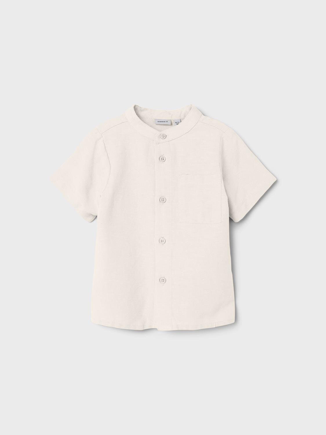 NAME-IT_Springsummer_4494138_13227254_4 Name it Παιδικό Πουκάμισο για Αγόρι Μπεζ 13227254-Peyote - Image 1