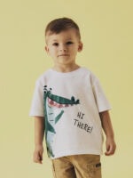 Name it Παιδικό Μπλούζα για Αγόρι Λευκό 13238145-Lucent-White - Image 4