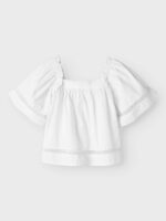 Name it Παιδικό Μπλούζα για Κορίτσι Λευκό 13240250-Bright-White