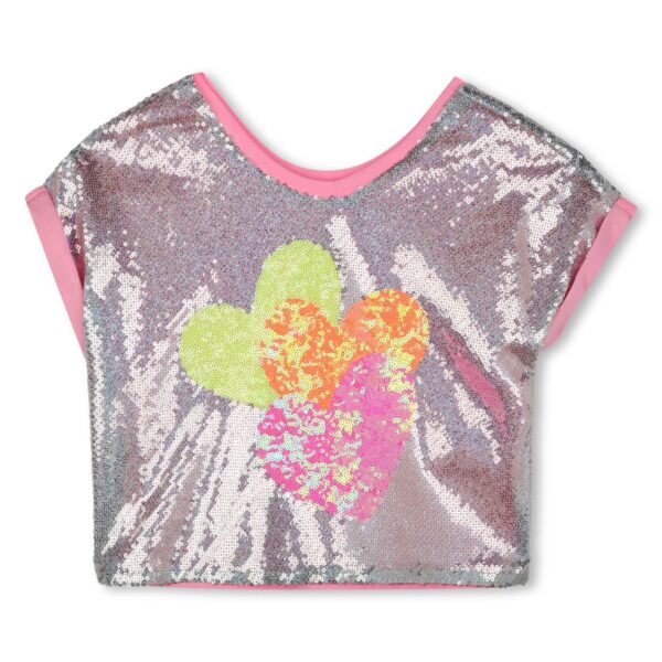 Billieblush Παιδική Μπλούζα για Κορίτσι Ασημί U20879-Z94